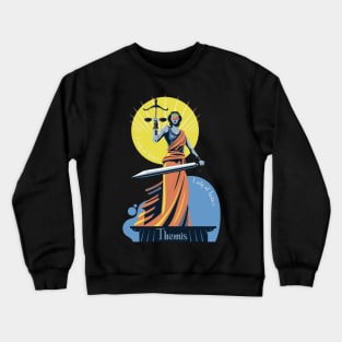 Themis Lady of Justice - Mythology Crewneck Sweatshirt